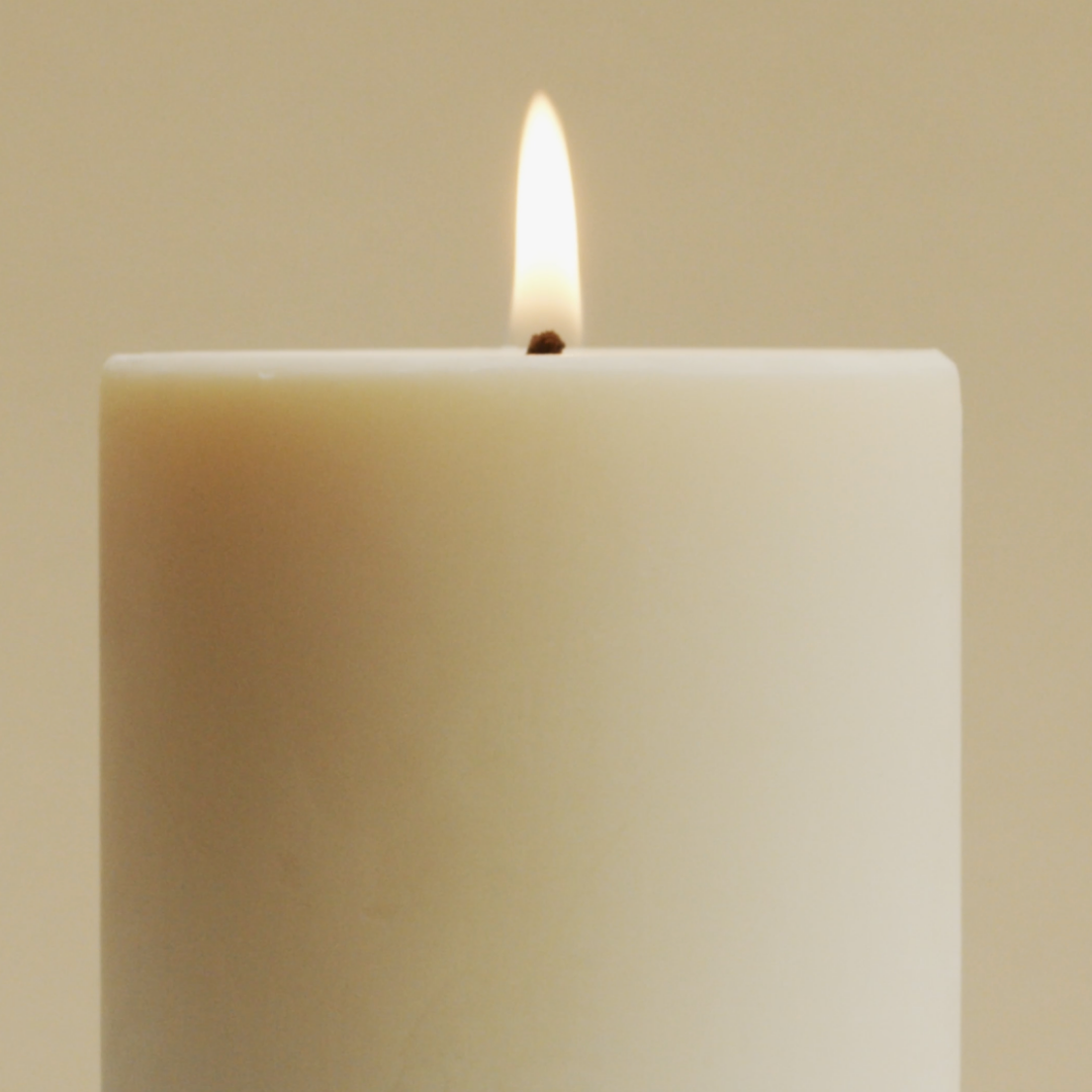 Natural Pillar Candle