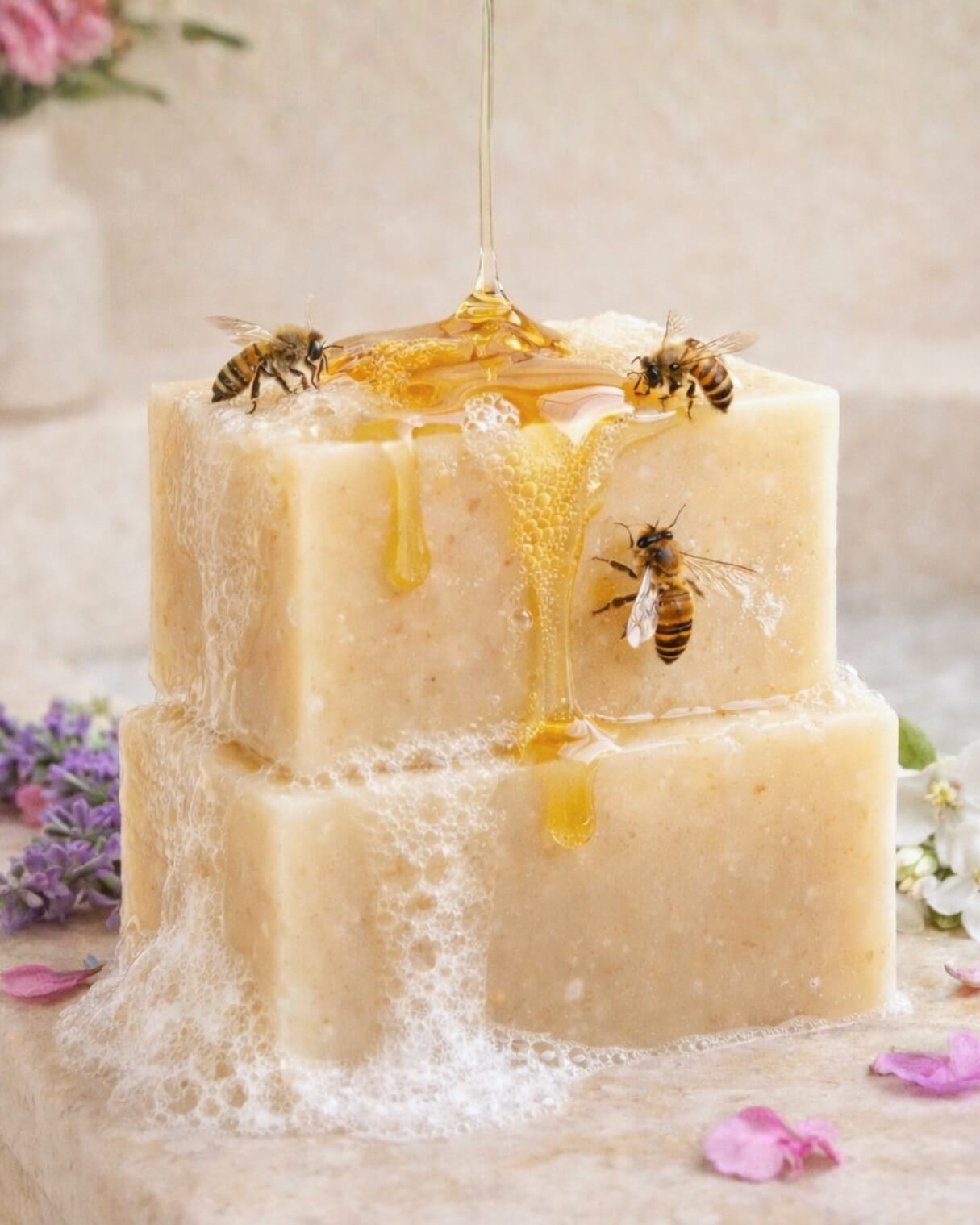 Bee-Friendly Honey Soap