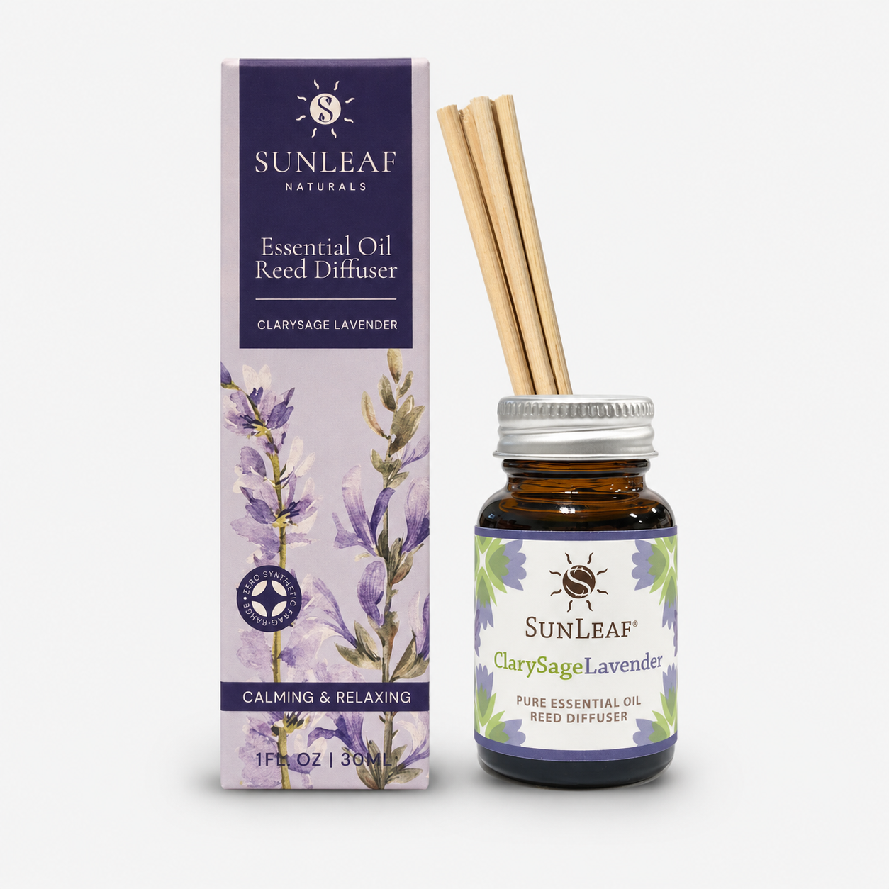 ClarySage Lavender Reed Diffuser 1oz