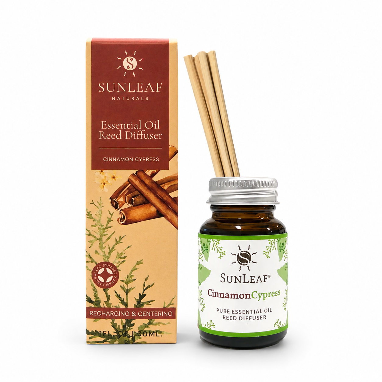 Cinnamon Cypress Reed Diffuser 1oz