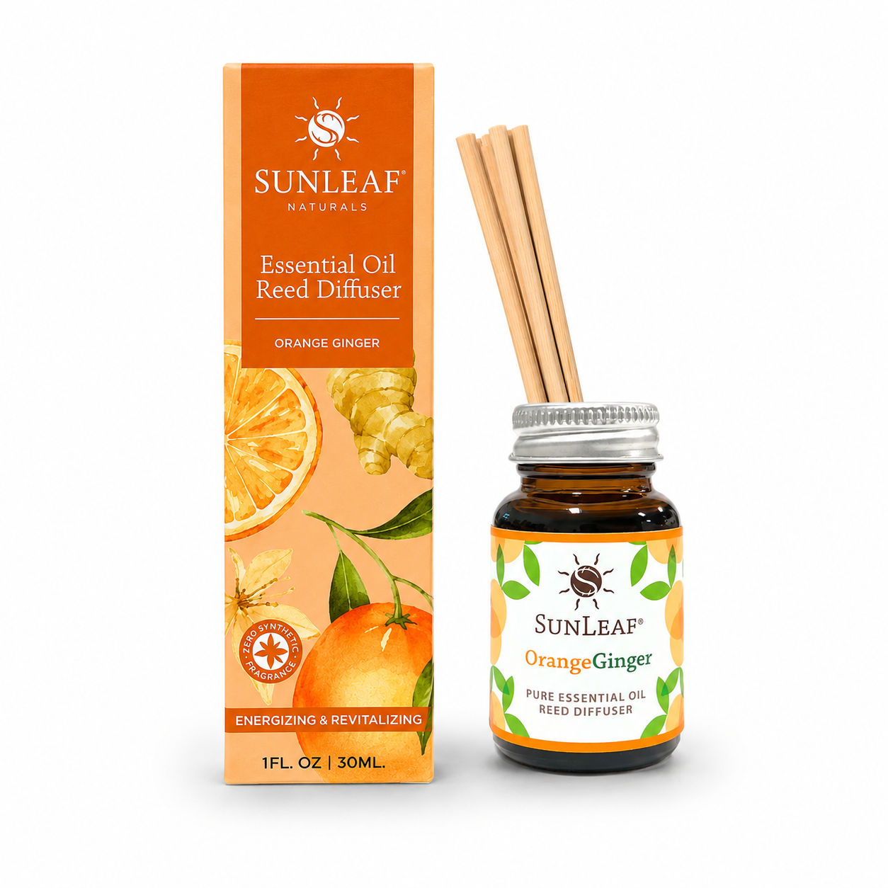 Orange Ginger Reed Diffuser 1oz