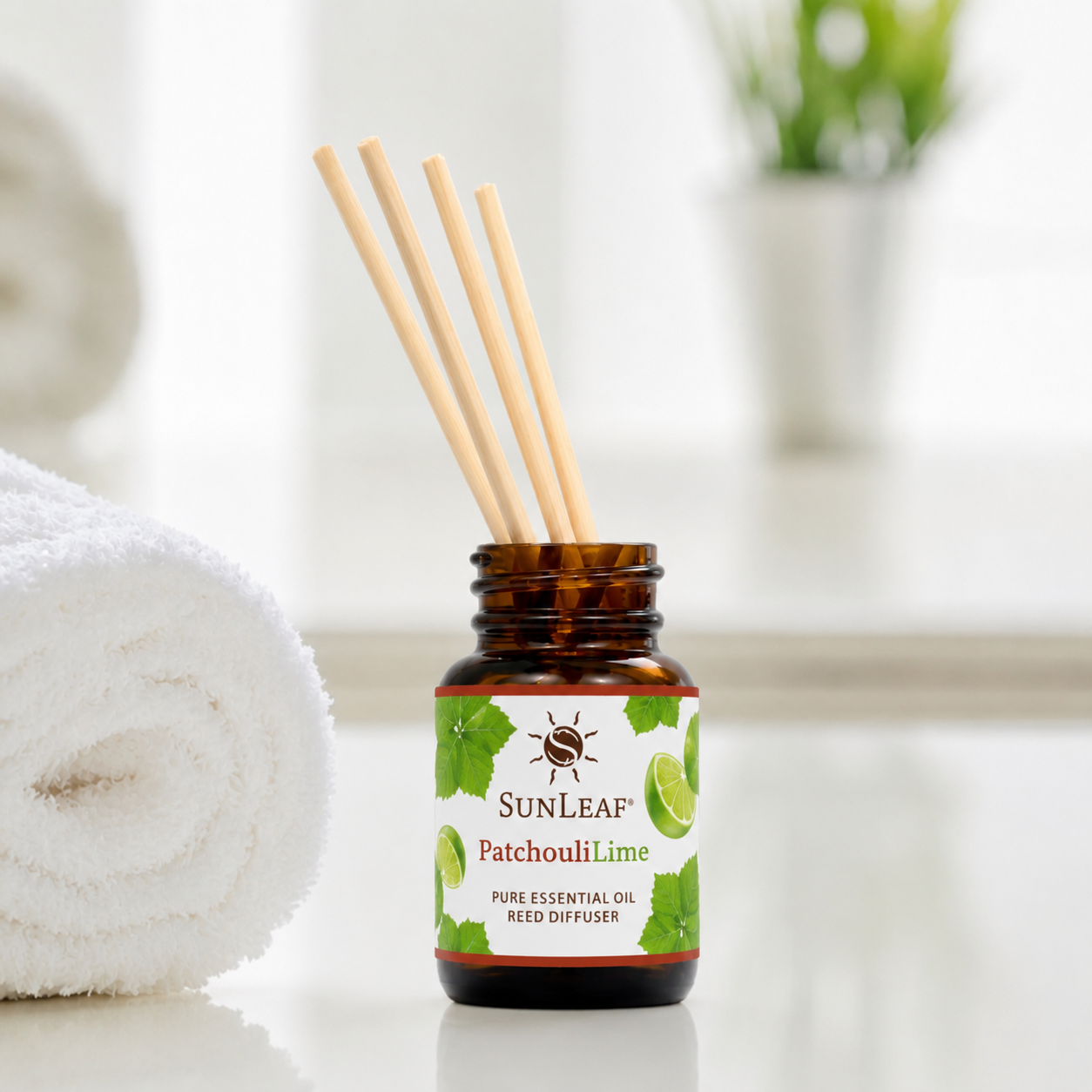 Patchouli Lime Reed Diffuser 1oz