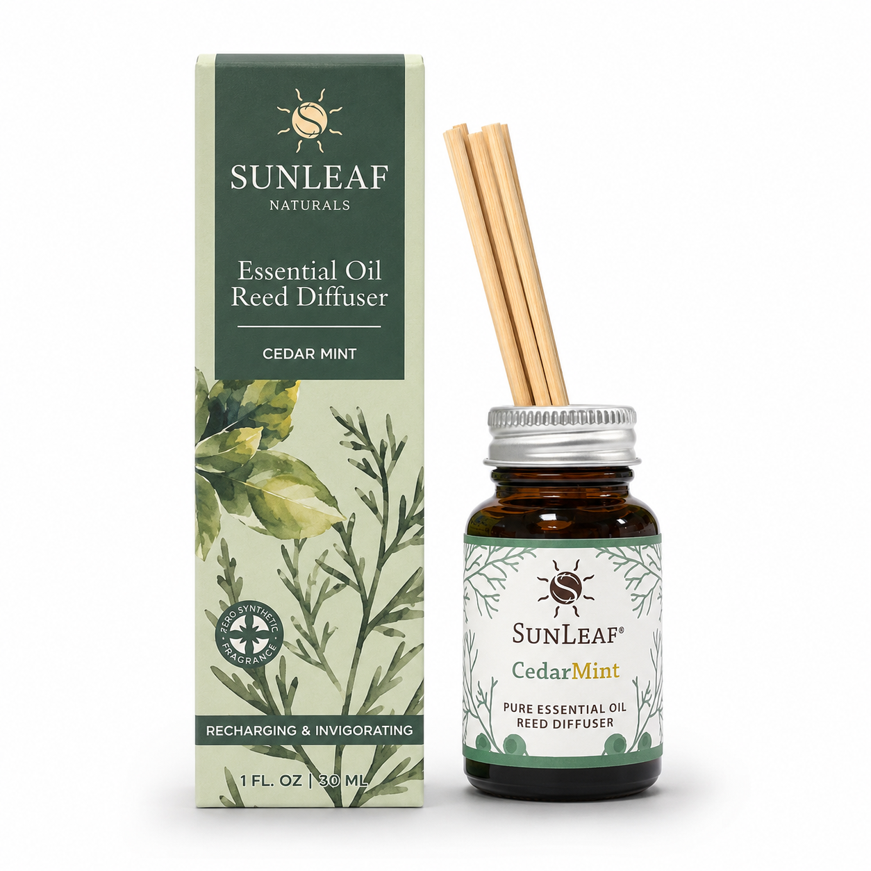 Cedar Mint Reed Diffuser 1oz