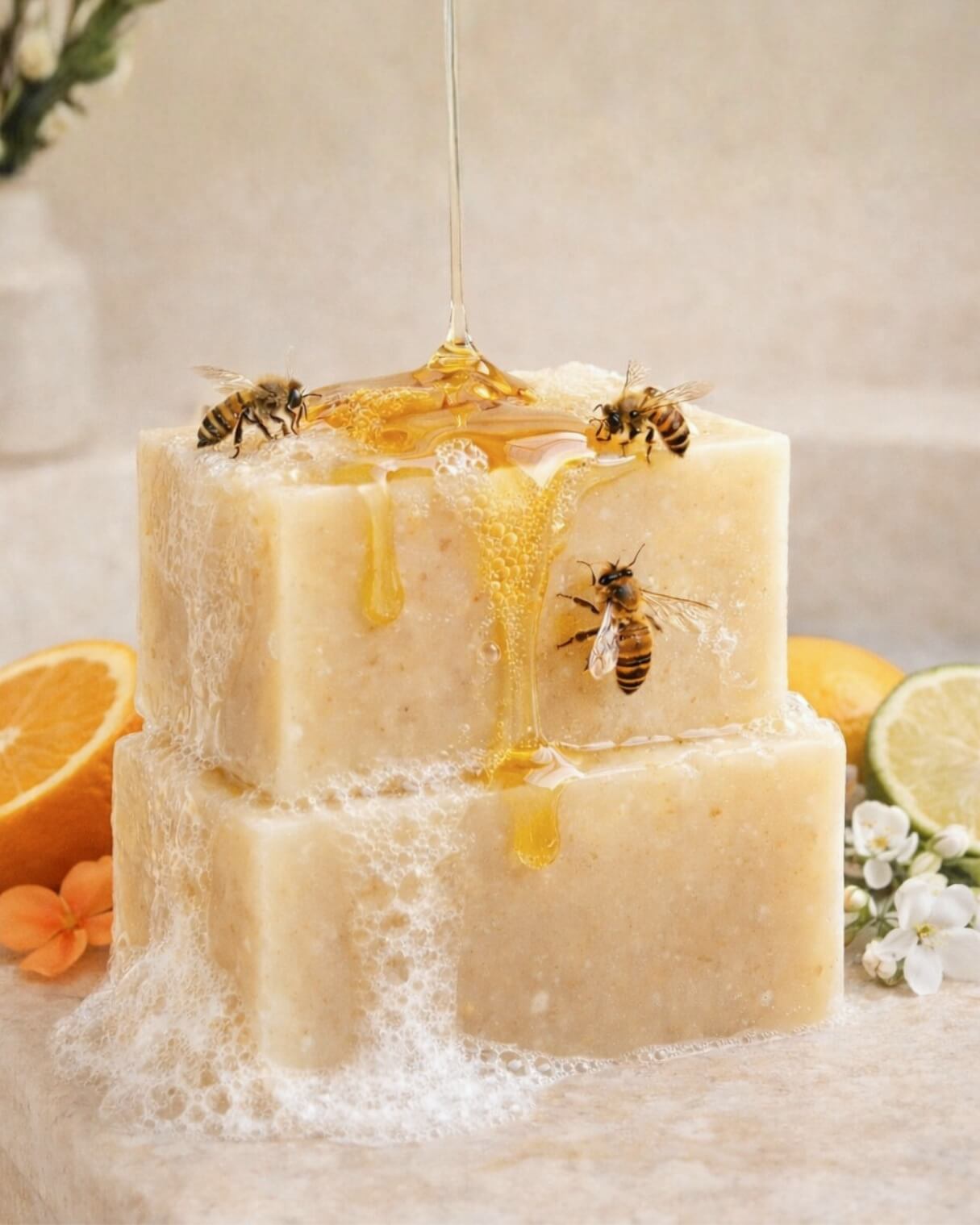 Bee-Friendly Honey Soap