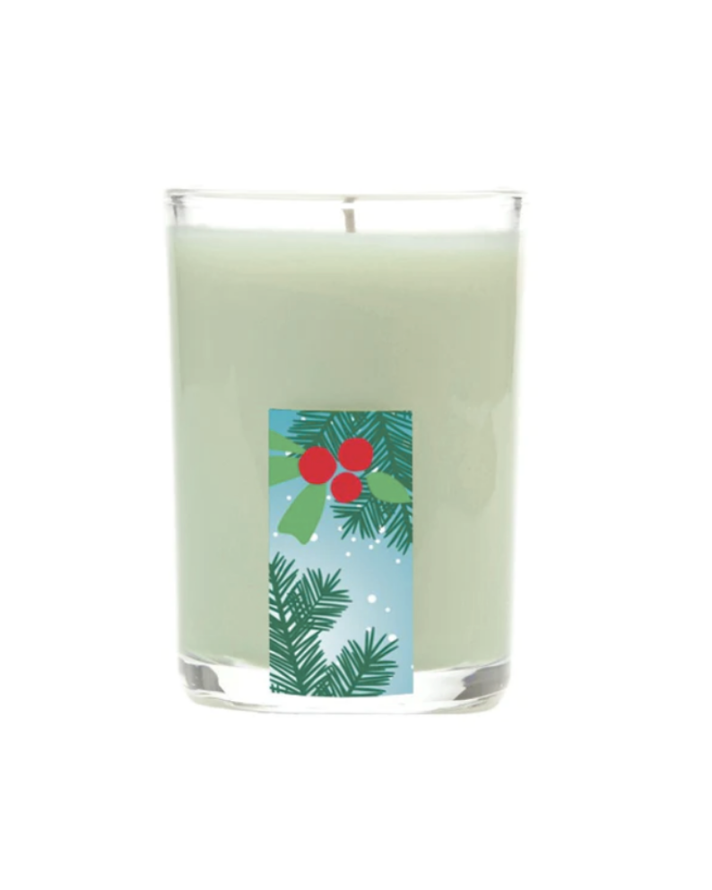 BayBerry Balsam Glass-Filled Candle