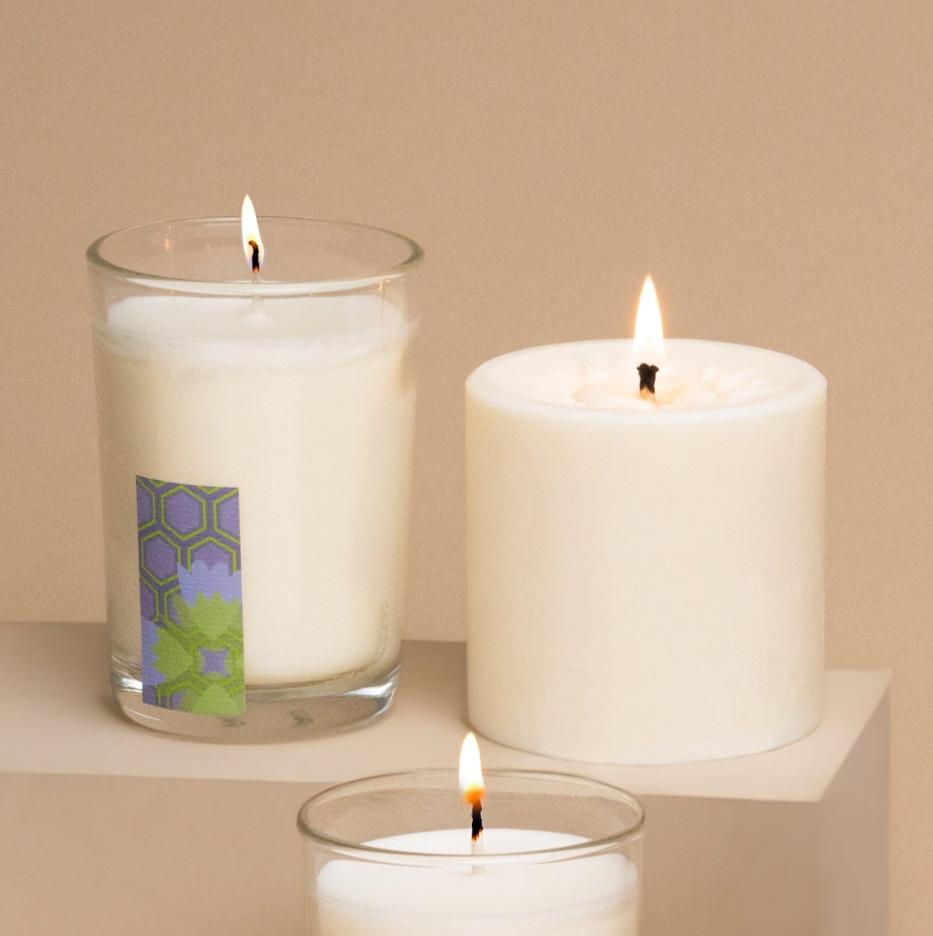 Natural Pillar Candle