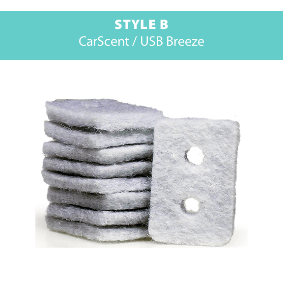 Portable Diffuser Refill Pads Style B Pack of 10