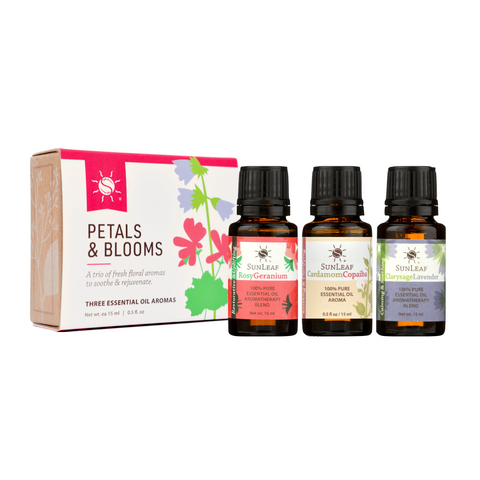 Petals & Blooms Essential Oil Aroma Trio