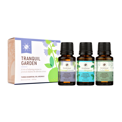 Tranquil Garden Essential Oil Aroma Trio